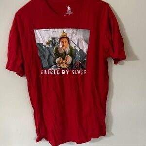 ELF Christmas red tee shirt men’s size XL